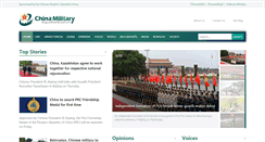 Desktop Screenshot of eng.chinamil.com.cn