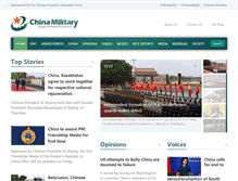 Tablet Screenshot of eng.chinamil.com.cn